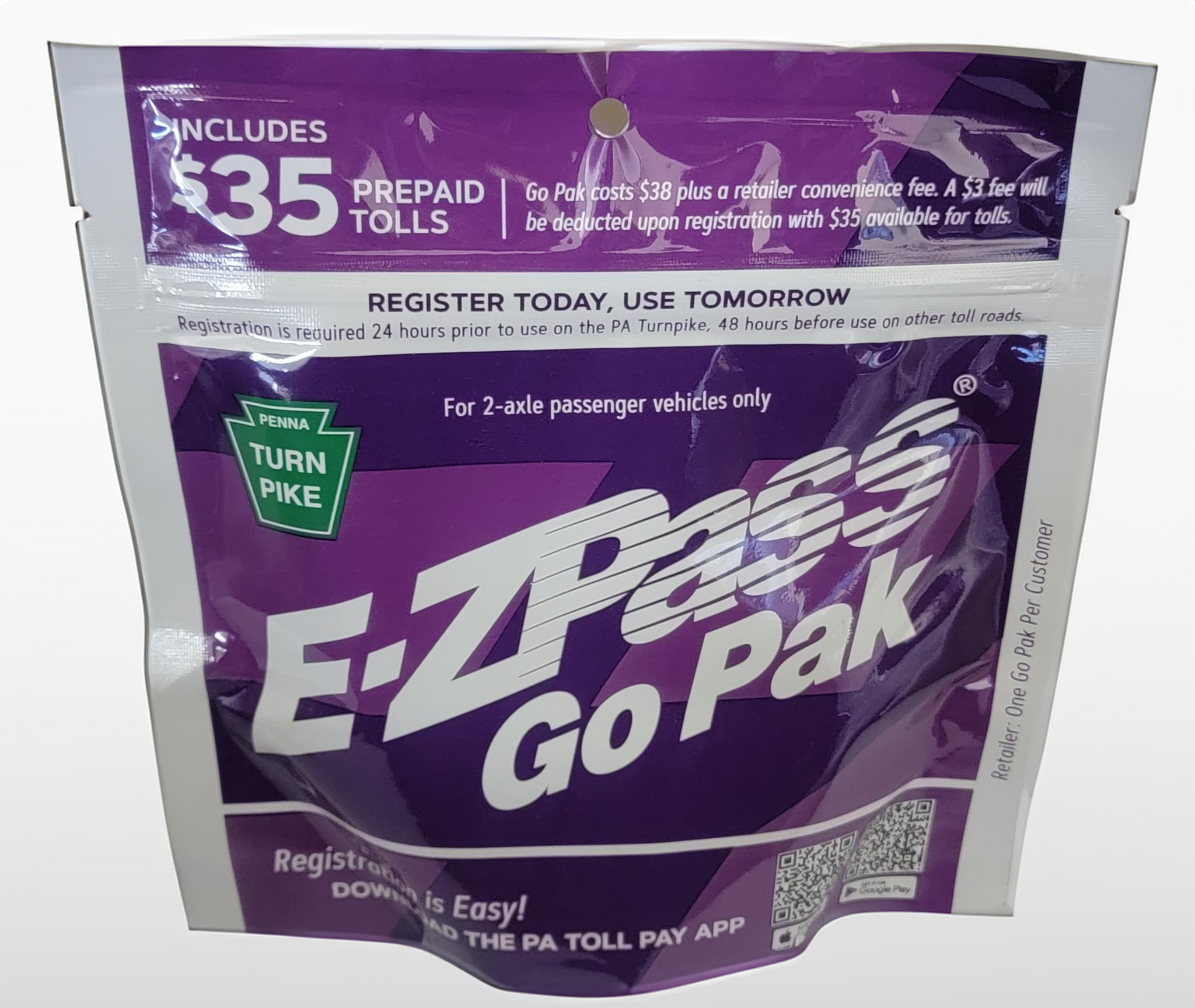 E-ZPass GoPak — Northeast Title & Tag